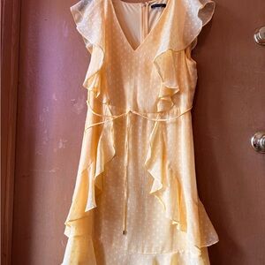 Yellow Ruffled Dress